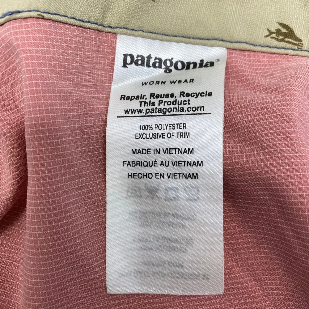 Patagonia Stretch Planing Board Shorts Mens 30 Red Striped 86611SP18 Swim Trunks